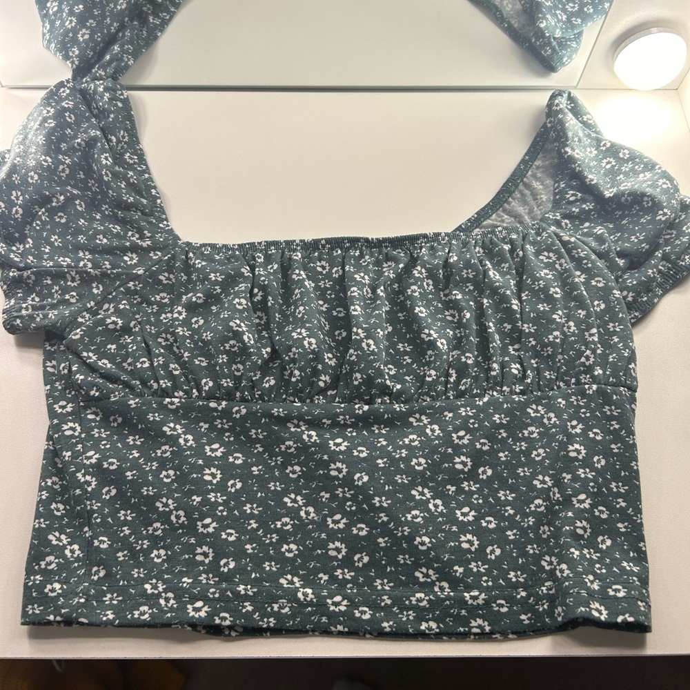 Cropped Flora Top